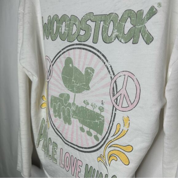 RECYCLED KARMA Woodstock Bell Sleeve Top NWOT in Small - Picture 3 of 4